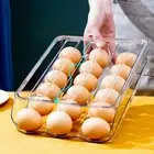 Fridge Egg Holder Transparent Egg Storage Classification Organization Fridge Egg