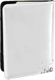 [JEJEA] Lavender and Daisies Print Travel Organizer Credit Cards Case Passport BookPassport Holder Cover Wallet forTraveling,, Black, One Size