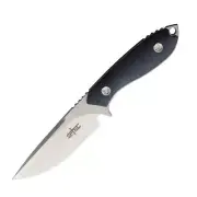 S-TEC Mike One Full tang Tactical Fixed Blade Knife | Black G10 Handles STT22854