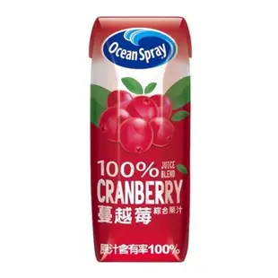 優鮮沛 100%蔓越莓綜合果汁1箱 250mlX18  飲品 飲料 果汁 好市多代購