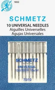 SCHMETZ Universal (130/705 H) Household Sewing Machine Needles - Carded -...