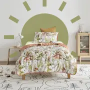 Jack & Ava Comforter Set Furry Buddies Double Bed
