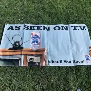 VTG New NOS Pabst Blue Ribbon Banner 6'x3' for Man Cave Garage Bar PBR Store Dis