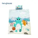 在飛比找遠傳friDay購物優惠-【myhouse】韓國攜帶式兒童防蟎睡袋 - 小恐龍