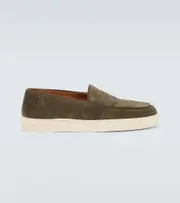 [George Cleverley] George Cleverley Joey II suede loafers AU 7.5 brown