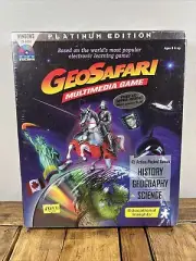GEOSAFARI Big Box PC Game NEW Old Stock Sealed Rare
