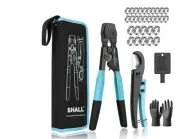 SHALL - Pex Crimping Clamp Cinch Tool and Pipe Hose Cutter, Pipe Fitting...