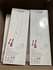 Four sets Powerful Speed Rechargeable Silicone Vibrating Massagers Purple Color
