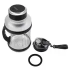 (Black)2L Sport Portable Blender With 6 Edge Blades 18000rpm 4000mAh Type C