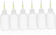 Generic 6 Pcs Plastic Dispensing Bottle Kit Water Bottle Oil Dispenser Gym Bottle Decor Bottle Small Containers with Lid Fountain Pen Ink Flask Oil Spray Bottle Squeeze Bottle Oil Bottle