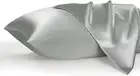 Set of 2 20X30 Silver Grey Satin Pillowcase for Hair and Skin Queen Men Women