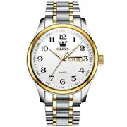 Waterproof Steel Strap Quartz Watch