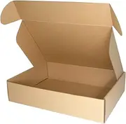Corrugated Cardboard Shipping Boxes, 330x225x72mm Small Parcel Boxes, Packaging Mailing Boxes for Business, Posting, Small Packet Shipping, Storing or Gift(Pack of 10)