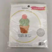 Dimensions Complete 6 inch Counted Cross Stitch Kit Stuck on You Cactus 72-75585