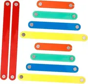 Toddmomy 10Pcs Magnetic Building Sticks for Creative Puzzle Educational for Home School Kindergarten Enhance Math Skills Spatial Imagination with Geometric Strips
