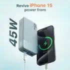 Power Bank 20000mAh 45W Charger External Battery Pack USB C For phone tablet