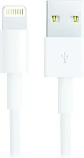 Astrotek USB Lightning Data Sync Charger Cable for iPhone 7S 7 Plus, 6S 6 Plus, 5 5S iPad Air Mini iPod, White, 1 Meter Cable Length