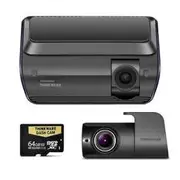 Thinkware 2K QHD Front & Rear Dash Cam Kit (Q1000) - 64GB - Q1000D64