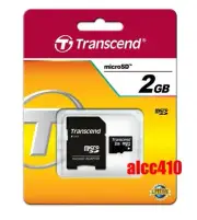 Transcend 2GB Micro SD Memory Card with SD adapter TF MicroSD