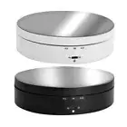 3 Speeds Electric Rotating Display Stand Mirror Turntable Jewelry Holder Battery