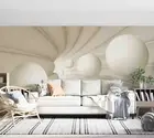 3D Space Sphere Wallpaper Wall Mural Removable Self-adhesive 333