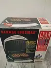 N.O.S George Foreman Grill Lean Mean Fat Reducing Grilling Machine GR10AWHT