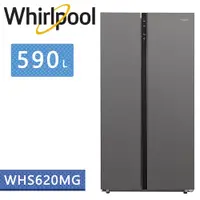 在飛比找PChome商店街優惠-Whirlpool惠而浦-590公升對開門變頻冰箱WHS62