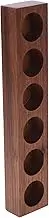 Zerodeko Coffee Bean Test Tube Display Rack with Wooden Base Test Tubes Stand for Organizing and Showcasing Coffee Beans Portable and Stable Design for Home Laboratory Use