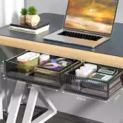 Invisible Storage Table Shelf Storage Box New Pull Out Hanging Under Desk Drawer