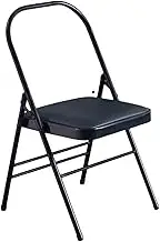 Yoga Chair,Three-Beam Thickened Yoga Chair,Metal Frame Bears 400 Lbs,for Home Office Dining Indoor Outdoor