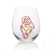 18th Birthday Tallulah Dream Stemless Glass