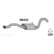 Redback Mufflers Bolt-On to suit 300C V6 C-Muffler - M8433