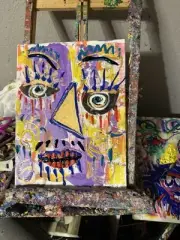 Bayou Ghoul By Cole Holliday - Original Oil painting - 12x9 Canvas