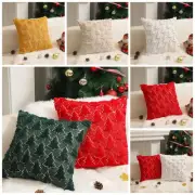 Christmas Throw Pillowcase Xmas Tree Pattern Cushion Covers for Party