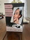 HOLLYWOOD BY VIVITAR LED LIGHT UP VANITY MIRROR TRI-FOLD -