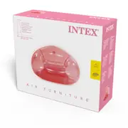 Intex Transparent Pink Beanless Bag Inflatable Lounge Chair 1.37x1.27m