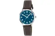 Radiant Watch - Unisex Leather Strap Watch RA448603 Stainless Steel Quartz Wristwatch