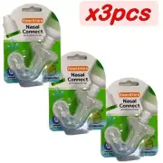 nasal wash bottle connector Klean & Kare Nasal Connect, silicone Material x3 pcs