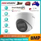 Hikvision 4K 8MP Smart Hybrid Light DS-2CD1383G2-LIU Acusense MIC POE IP Camera