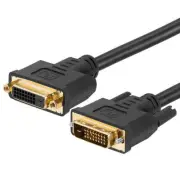 15FT DVI-D Male to Female Extension Cable Cord Extender PC TV Projector Monitor