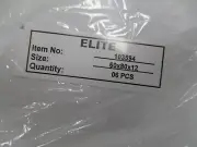 1 new premium queen size white fitted sheet 180tc percale 60 x 80x12 deep pocket