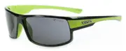 Eyres 617-S1G-GY - 4EVER Glasses Shiny Black & Silver Frame Grey Lens