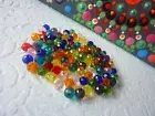 Glass Beads Rondelle Colour Mix 6mm x 5mm 100pcs Jewellery Making Craft