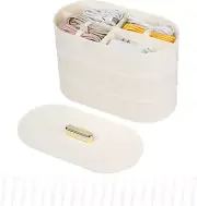 Large Cord Organizer Box with Lid Plastic Cable Storage Case with 20Pcs Wire Tie