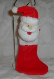RUDOLPH THE RED NOSED REINDEER SANTA CLAUS PLUSH MINI CHRISTMAS STOCKING NEW