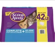Scoop Away Complete Performance Plus, Clumping Cat Litter, Fresh Scent, 42 Pound