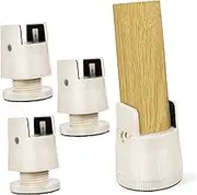 4pcs Bed Risers Desk Leg Extenders Adjustable Height Width Furniture Leg Support Secure Clamp for Stabilization