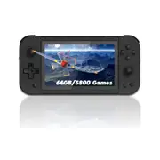 X51 Handheld Game Console 5.0 Inch Retro Classic Game Consoles Video Games Built-in Rechargeable Battery Portable,Black