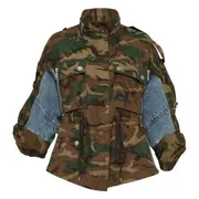 [3.1 Phillip Lim] Patchwork Camo Ripstop Cinched Jacket