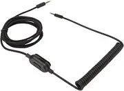 3.5mm Male to Male Coiled Sound Cable Headphone Spring Coiled Cable Replacement GPRO G233 G433 Gaming Business Chat Podcasts